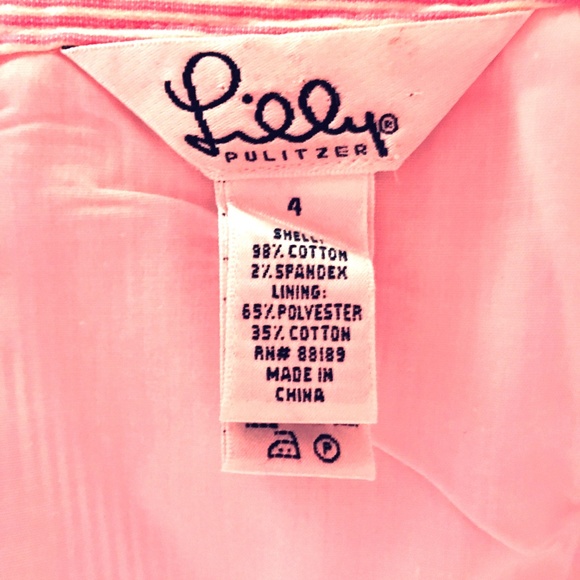 Lilly Pulitzer Heart Skirt Suit Blazer 8 Skirt 4 - Picture 7 of 8